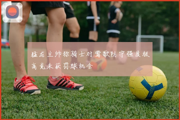 猛龙主帅称骑士对莺歌防守强度极高竟未获罚球机会